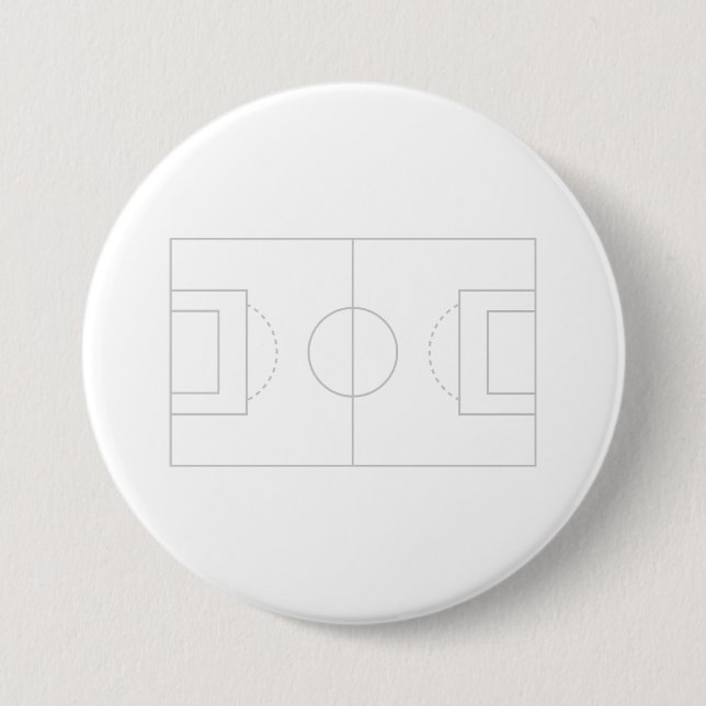 Chapa Redonda De 7 Cm campo de fútbol (Anverso)