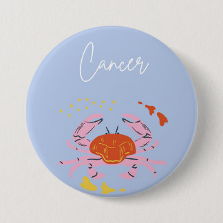 Chapa Redonda De 7 Cm Cancer button badge