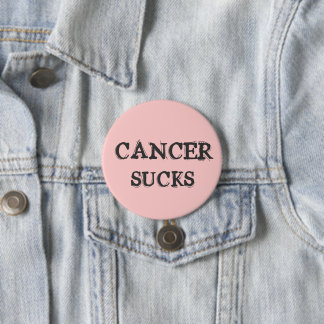 CHAPA REDONDA DE 7 CM CÁNCER SUCKS PIN