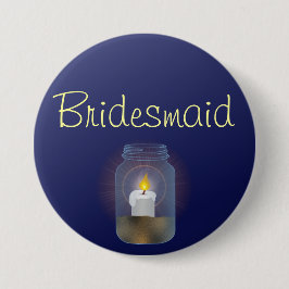 Chapa Redonda De 7 Cm Candle Mason Jar Button