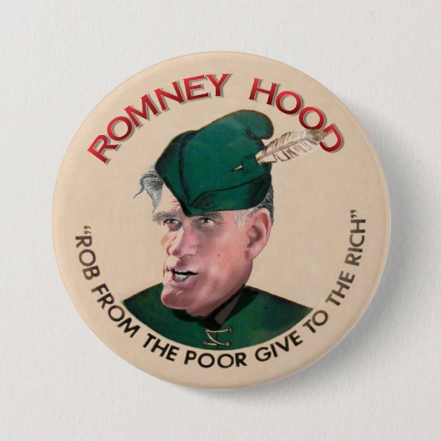 Chapa Redonda De 7 Cm Capilla 2012 de Mitt Romney (Anverso)