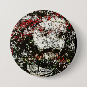 Chapa Redonda De 7 Cm Cara de Cristo