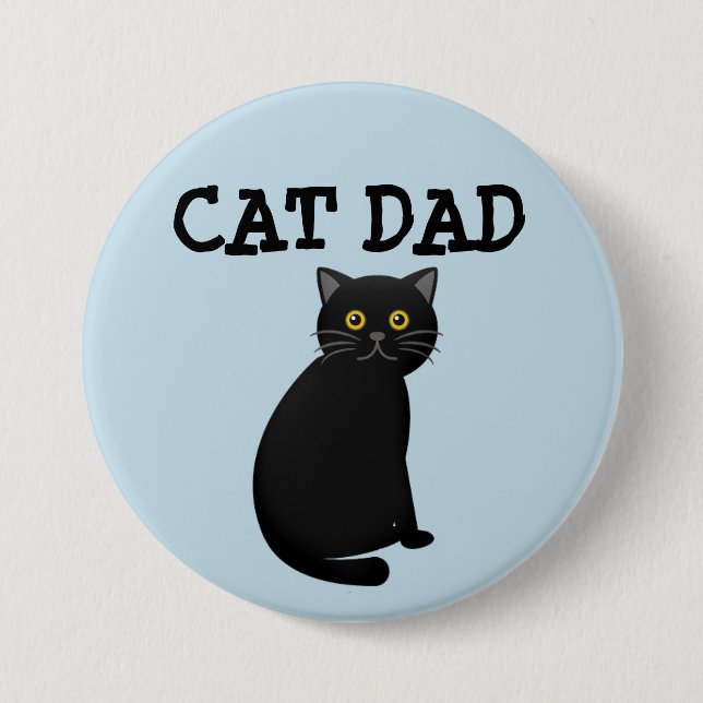 CHAPA REDONDA DE 7 CM CAT DAD BUTTON (Anverso)