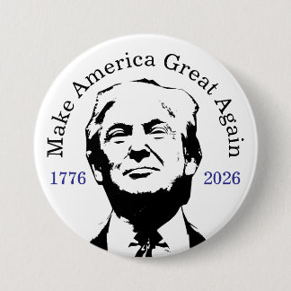 Chapa Redonda De 7 Cm Celebra América 250 y el presidente Trump #15