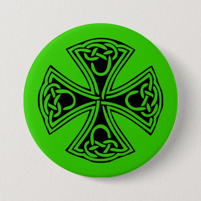 Chapa Redonda De 7 Cm celt_cross (Anverso)