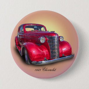 CHAPA REDONDA DE 7 CM CHEVROLET 1938