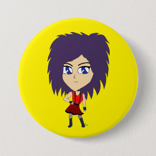 Chapa Redonda De 7 Cm chibi
