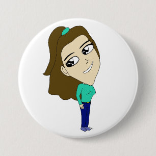 Chapa Redonda De 7 Cm chibi