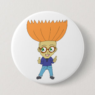 Chapa Redonda De 7 Cm chibi