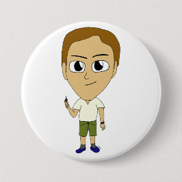 Chapa Redonda De 7 Cm chibi