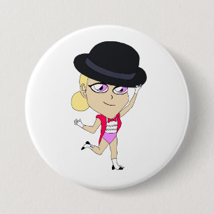 Chapa Redonda De 7 Cm chibi 