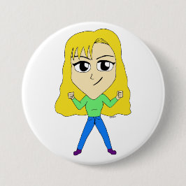 Chapa Redonda De 7 Cm chibi
