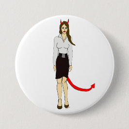 Chapa Redonda De 7 Cm chica diablo