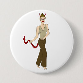 Chapa Redonda De 7 Cm chica diablo