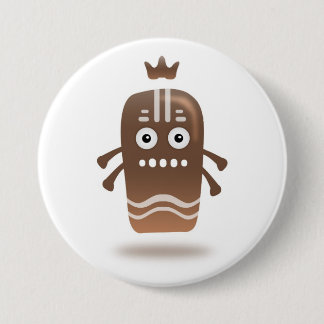 Chapa Redonda De 7 Cm ChocoChobo-Botón