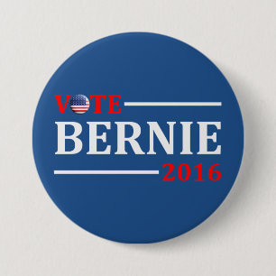 Chapa Redonda De 7 Cm Chorreadoras 2016 de Bernie del voto