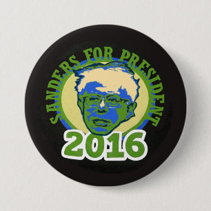 Chapa Redonda De 7 Cm Chorreadoras de Bernie para el presidente 2016