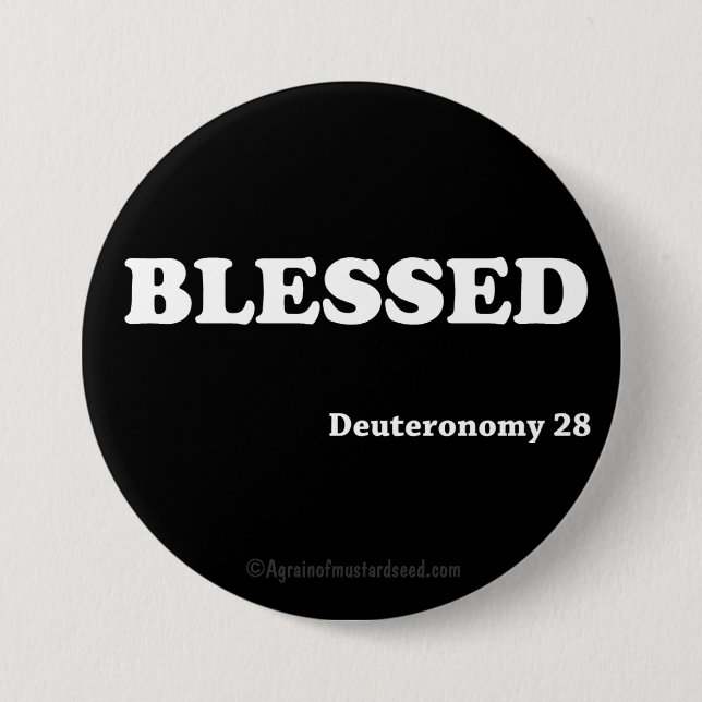 Chapa Redonda De 7 Cm Citas cristianas (Anverso)