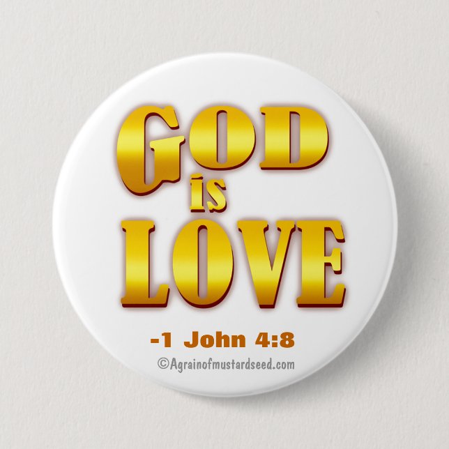 Chapa Redonda De 7 Cm Citas religiosas (Anverso)