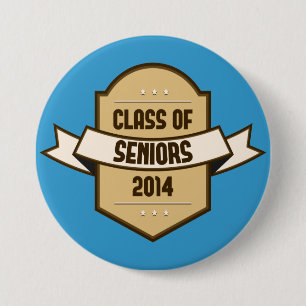 Chapa Redonda De 7 Cm Clase mayor de la insignia 2014