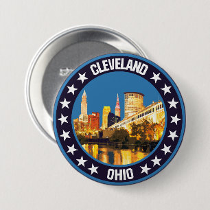 Chapa Redonda De 7 Cm Cleveland