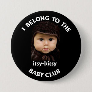 Chapa Redonda De 7 Cm club bitsy itsy del bebé