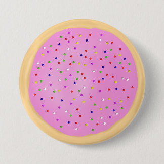 Chapa Redonda De 7 Cm Cocina azucarera rosa