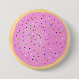 Chapa Redonda De 7 Cm Cocina azucarera rosa