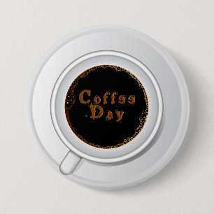Chapa Redonda De 7 Cm Coffee Cup Coffee Day