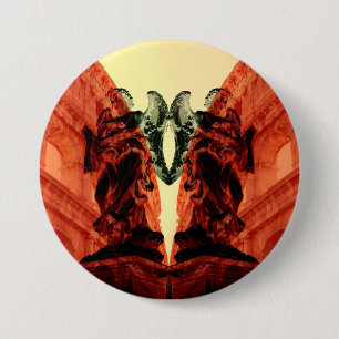 Chapa Redonda De 7 Cm Collage moderno de Guay de la Roma histórica en ro