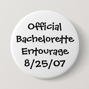 Chapa Redonda De 7 Cm Comitiva oficial de Bachelorette
