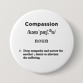Chapa Redonda De 7 Cm compassion definition white circle