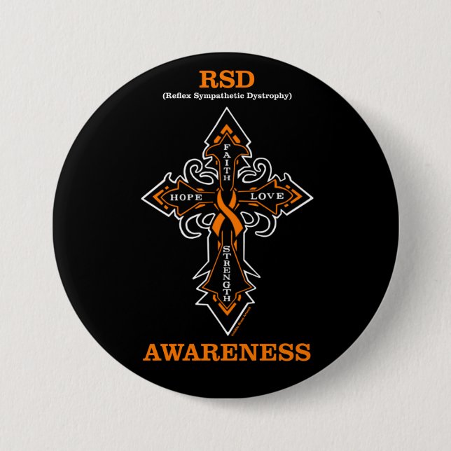 Chapa Redonda De 7 Cm Conciencia cruzada...RSD (Anverso)
