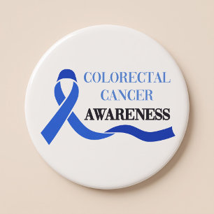 Chapa Redonda De 7 Cm Concienciación sobre el cáncer colorrectal