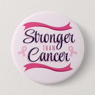 Chapa Redonda De 7 Cm Concienciación sobre el cáncer de cinta rosa