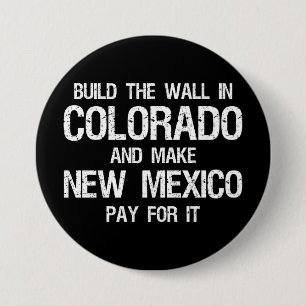 Chapa Redonda De 7 Cm Construir El Muro En Colorado