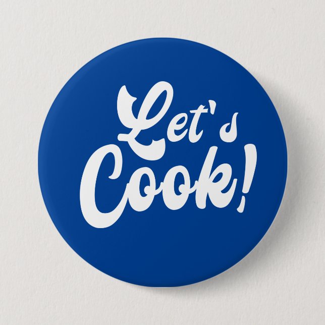 Chapa Redonda De 7 Cm Cook (Anverso)