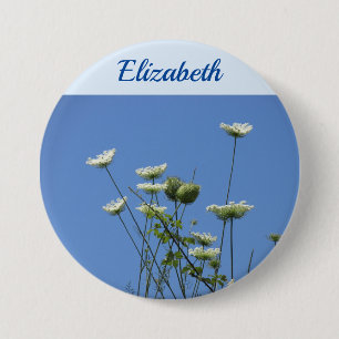 Chapa Redonda De 7 Cm Corfu Cream Wildflowers