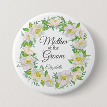 Corona floral blanca Madre del Novio
