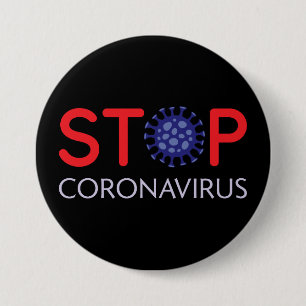Chapa Redonda De 7 Cm Coronavirus prevention, stop infection spreading