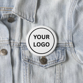 Chapa Redonda De 7 Cm Create Your Own Custom Business Logo 3 Inch Button