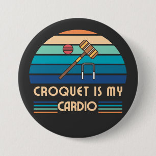 Chapa Redonda De 7 Cm croquet divertido