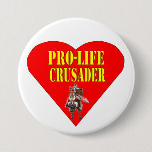 CHAPA REDONDA DE 7 CM CRUSADOR PRO LIFE