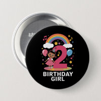 Cumpleañera de Dos Años de Edad Linda Cumpleaños 2