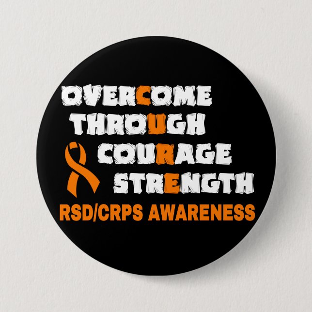 CHAPA REDONDA DE 7 CM CURE...RSD/CRPS (Anverso)