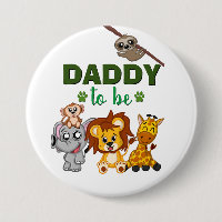Daddy To Be Dad Jungle Safari Animal Baby Shower