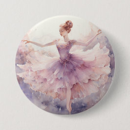 Chapa Redonda De 7 Cm Dainty Sugar Plum Fairy Nutcracker Magic