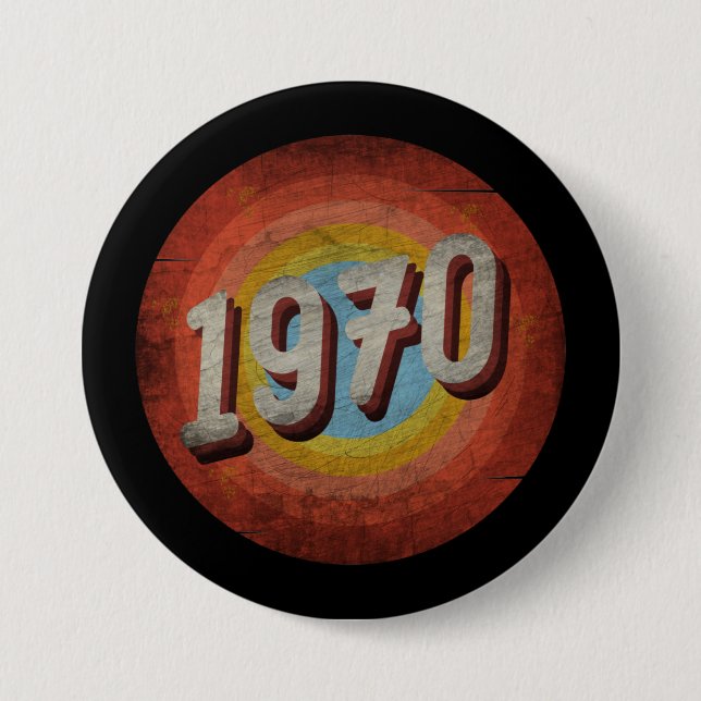 CHAPA REDONDA DE 7 CM DE 1970 ANTIGUO (Anverso)