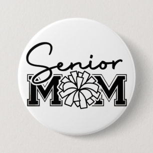 Chapa Redonda De 7 Cm 🎓 de diseño de Cheer para Madera Senior 📣