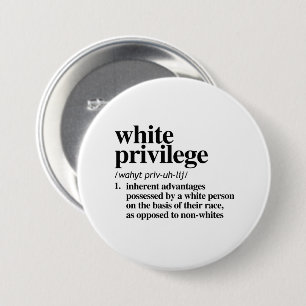 Chapa Redonda De 7 Cm Definición de privilegios blancos